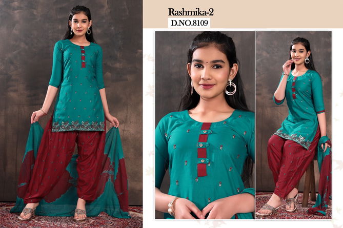 Rashmika 2 Readymade Suits Girls Wear Catalog
